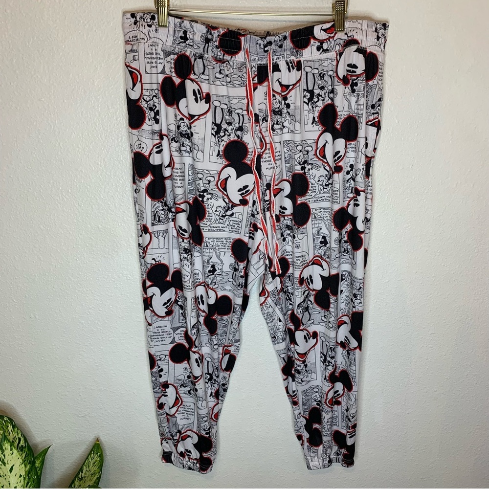 Disney Mickey Mouse Drawstring Pajama Pants Women’s size 2X (18W/20W)